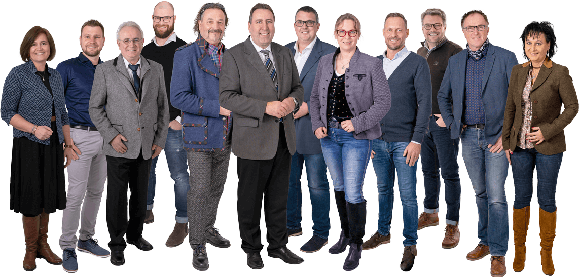 Das Team der FPÖ Villach um Stadtparteiobmann Stadtrat Erwin Baumann