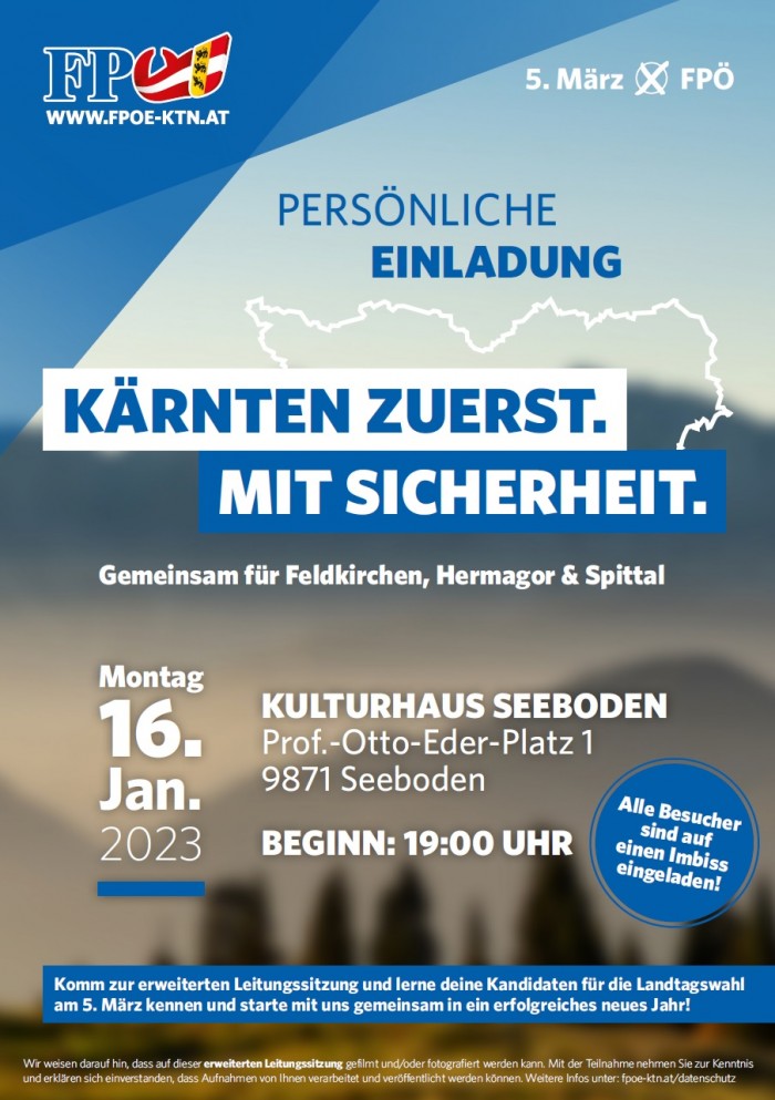 ''Kärnten zuerst'' - Gemeinsam für Feldkirchen, Hermagor & Spittal