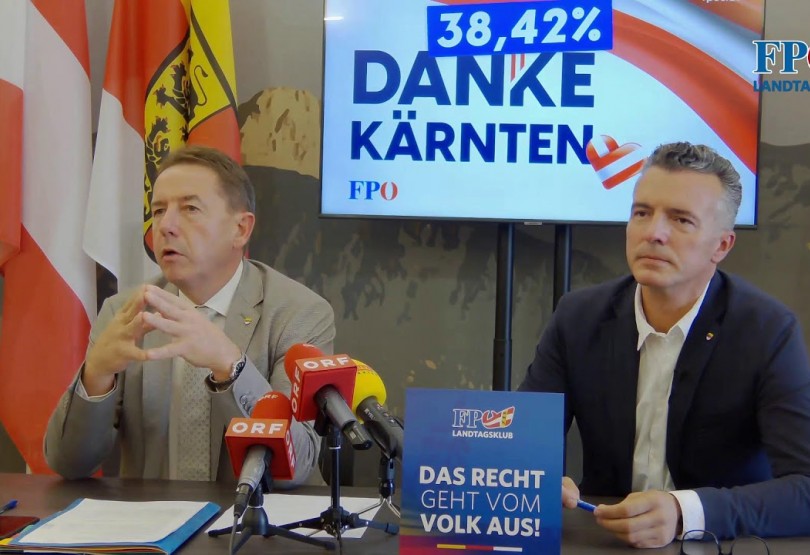 Pressekonferenz mit Erwin Angerer und Gernot Darmann