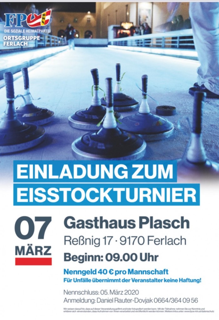 Eisstockturnier der FPÖ Ferlach