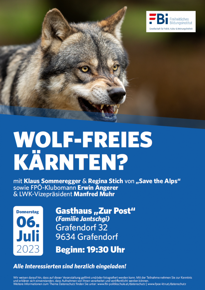 Infoabend ''Wolf-Freies Kärnten?''