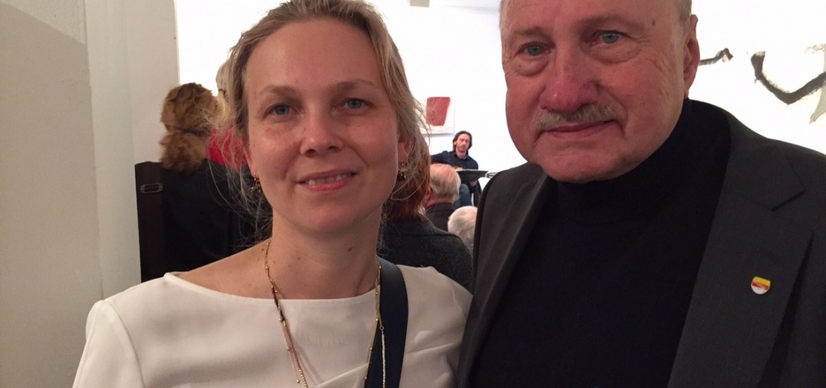 GR Mag. (FH) Katrin Nießner und Alfred Waldner besuchten die Ausstellungseröffnung Peter Krawagna