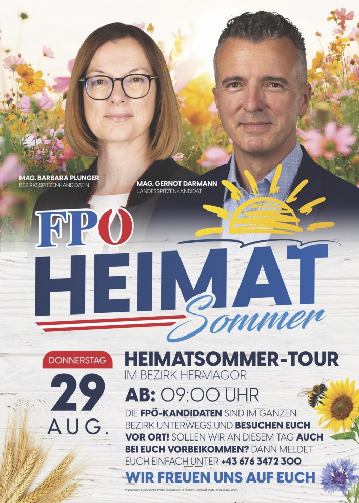 FPÖ-Heimatsommer-Tour: Bezirk Hermagor