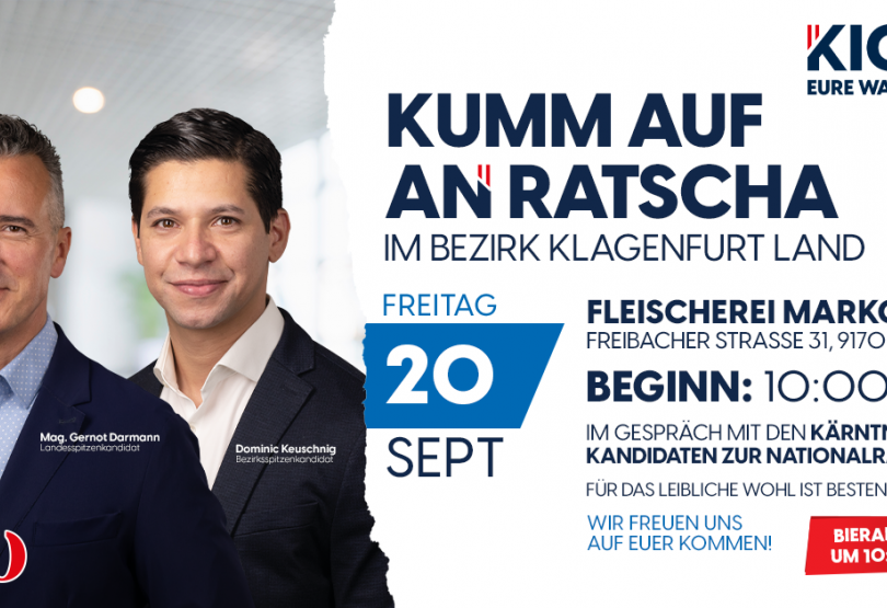 Klagenfurt Land – „Kumm auf an Ratscha“