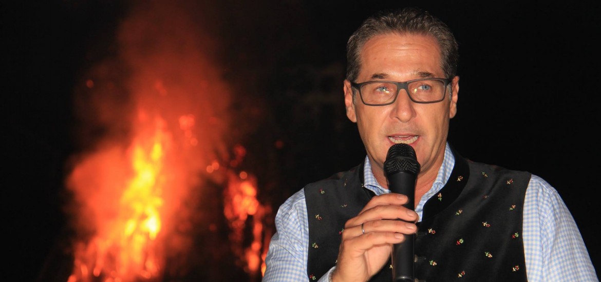 Sonnwendfeier mit HC Strache